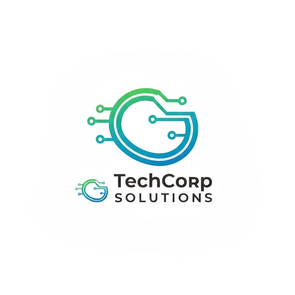 TechCorp Solutions logo